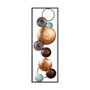 Wallity Textured - 7 Accesorio Decorativo de Pared de Metal Multicolor